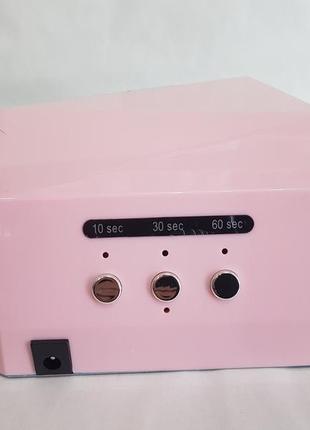 Лампа гібридна diamond 36w (12w ccfl + 24 w led) ніжно-рожева2 фото