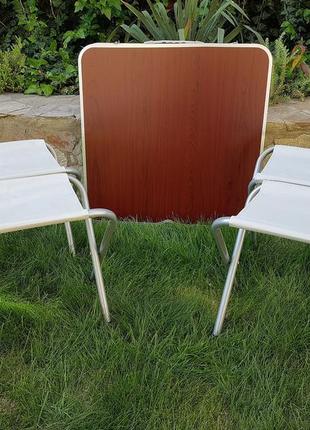 Стіл для пікніка розкладний із стільцями2 фото