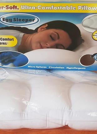 Подушка анатомічна для сну egg sleeper7 фото