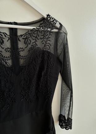 Черное мини платье, черное короткое платье, платье на выпускной2 фото