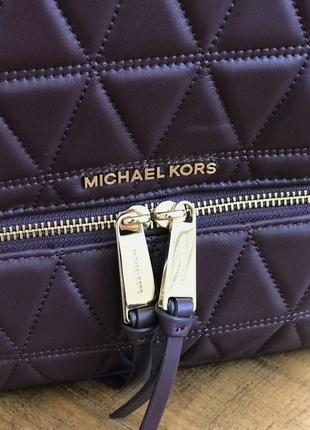 Рюкзак michael kors rhea medium quilted leather backpack4 фото