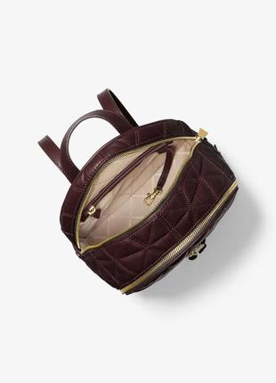 Рюкзак michael kors rhea medium quilted leather backpack6 фото