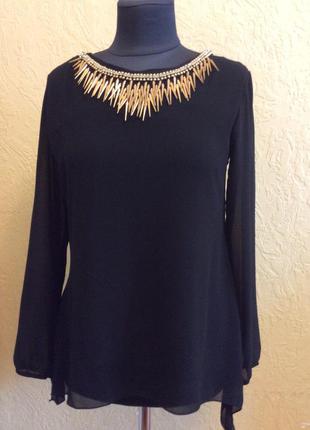 Воздушная блуза oftershock с декором италия р.46-48