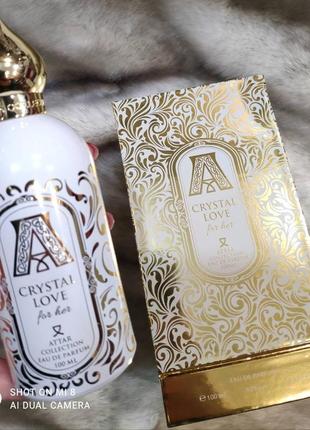 Crystal love for her attar collection