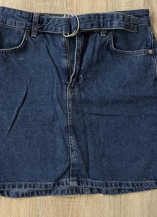Юбка юбка джинсовая мини1 фото