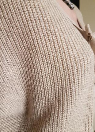 Стильний светр зі шнурівкою6 фото