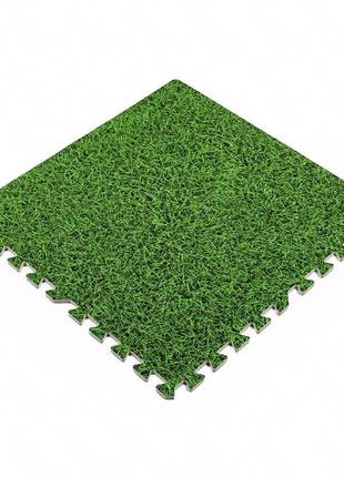 Підлога пазл - модульне підлогове покриття 600x600x10мм зелена трава (мр4) sw-00000153