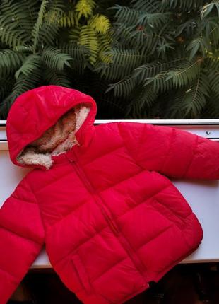 Демісезонна курточка червона 10169, розмір 902 фото