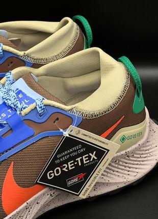 Оригінал nike pegasus trail 3 gore-tex beige5 фото