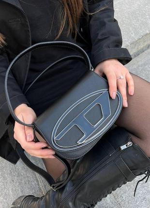 Жіноча сумка з екошкіри diesel молодіжна, брендова сумка через плече6 фото