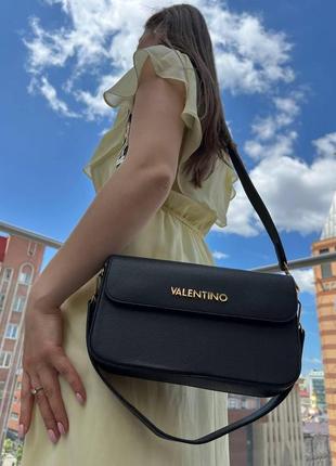 Жіноча сумка з еко-шкіри valentino молодіжна, брендова сумка-клатч маленька через плече2 фото
