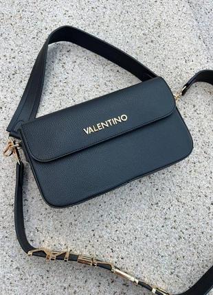 Жіноча сумка з еко-шкіри valentino молодіжна, брендова сумка-клатч маленька через плече5 фото