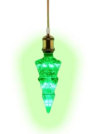 Світлодіодна лампочка ялинка зелена (2w/вт, цоколь е27) pine