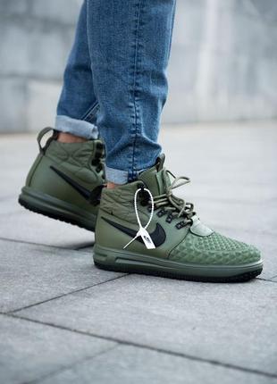 Мужские кроссовки nike air force 1 duckboot haki