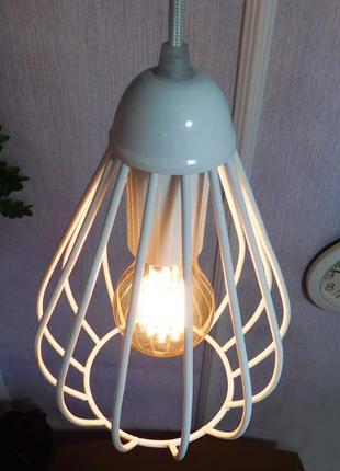 Підвісний світильник на 1-лампу fantasy/sp-w e27 білий4 фото