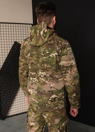 Чоловічий армійський костюм тактична форма на флісі мультикам туреччина зсу 8655 m хакі9 фото
