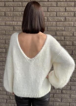 Джемпер свитер из королевского мохера3 фото