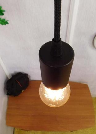 Стельова люстра на 5 ламп ceiling-5g e27 коло, чорний 1м.7 фото