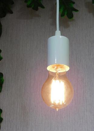 Підвісний світильник ceiling e27 білий на 1-лампу4 фото