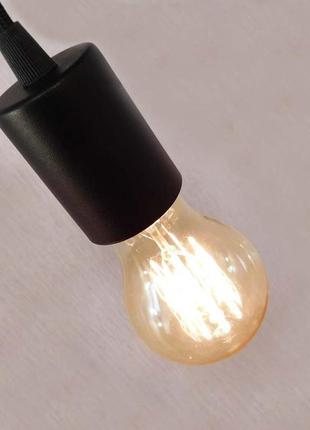 Підвісний світильник на 1-лампу ceiling/sp e27 чорний5 фото