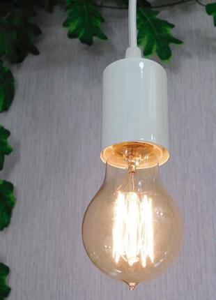 Підвісний світильник на 1-лампу ceiling/sp-w e27 білий3 фото