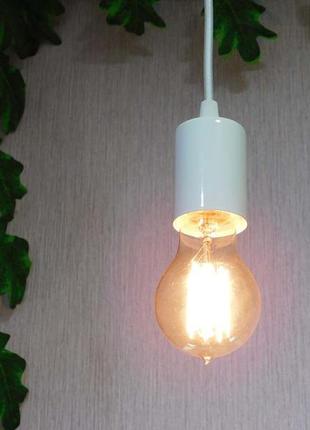Підвісний світильник на 1-лампу ceiling/sp-w e27 білий4 фото