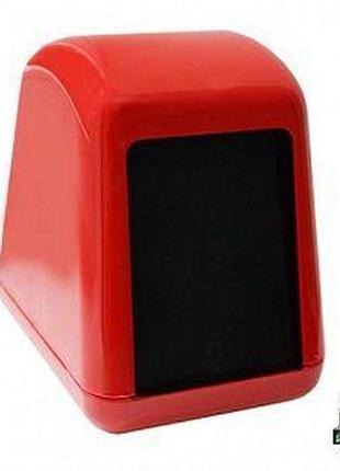 Тримач серветок столових із червоного пластику