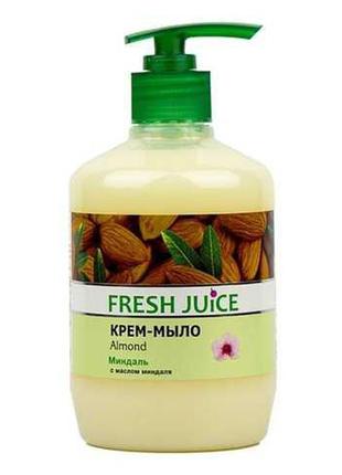 Крем-мило fresh juice мигдаль 460г з дозатором укр.