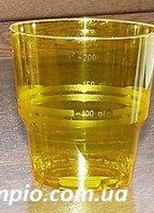 Склянка, подібна до 200 мл, 25 шт. жовтий (метка-200)