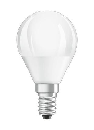 Лампа osram led e14 5вт 470лм 2700k p40