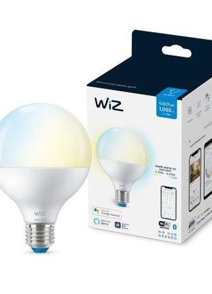 Лампа wiz led e27 11вт 2200-6500k 1055лм g95 wi-fi розумна