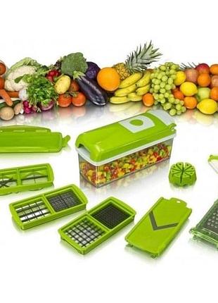 Багатофункціональна овочерізка з нержавіючої сталі nicer dicer gf-234