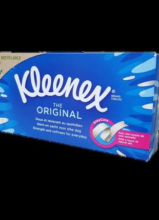 Серветки 20*20 3шари family оriginal kleenex 70шт брикет