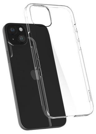 Чохол spigen для iphone 15, air skin hybrid, crystal clear1 фото