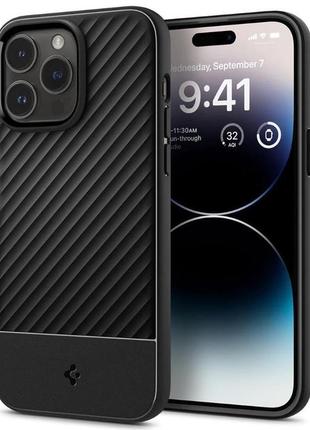 Чохол spigen для iphone 14 pro max, core armor, black