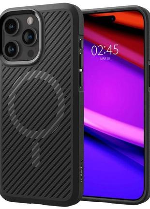 Чохол spigen для iphone 15 pro, core armor magfit, matte black