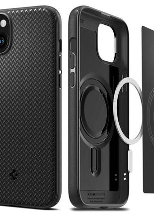 Чохол spigen для iphone 15 plus, mag armor magfit, matte black