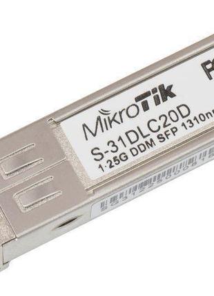 Трансивер mikrotik s-31dlc20d sfp, 1x1000baselx, sm, 10км