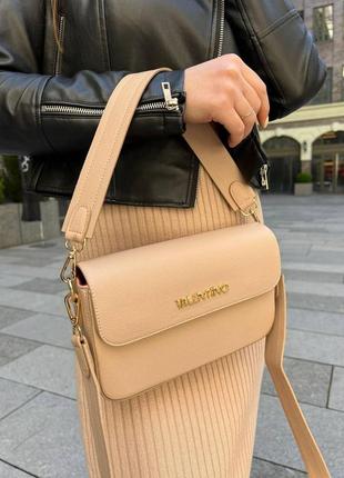 Жіноча сумка з еко-шкіри valentino молодіжна, брендова сумка-клатч маленька через плече1 фото