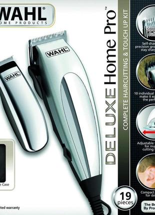 Машинка для стрижки wahl homepro deluxe combo, від мережі, віб...