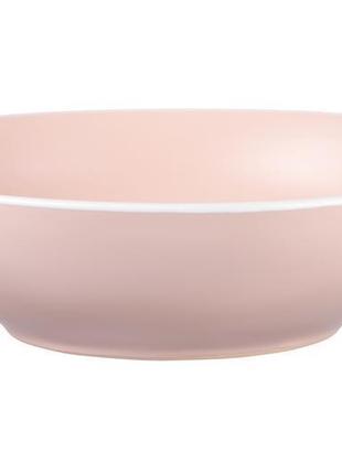 Тарілка супова ardesto cremona summer pink, 20см, кераміка, ро...