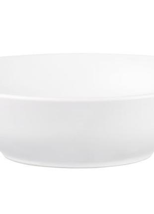 Тарілка супова ardesto lucca white, 20см, кераміка, білий