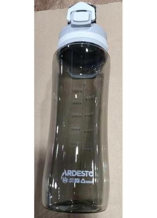 Пляшка для води ardesto purity, 800мл, пластик, сірий