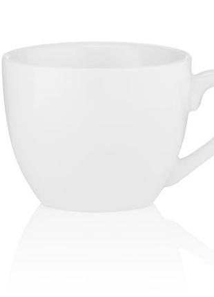Чашка кавова ardesto imola, 90мл, порцеляна, білий