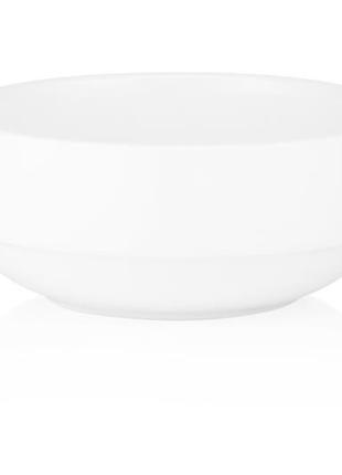 Салатник ardesto prato, 14см, порцеляна, білий