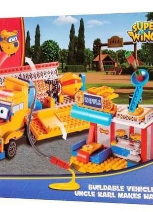 Конструктор super wings small blocks buildable vehicle set ван...