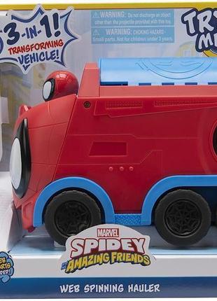 Машинка spidey deluxe feature vehicle павутинний тягач