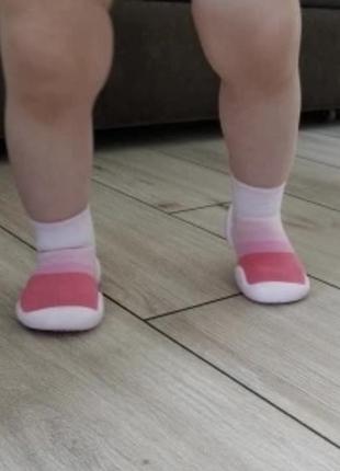Тапочки - носки с резиновой подошвой2 фото