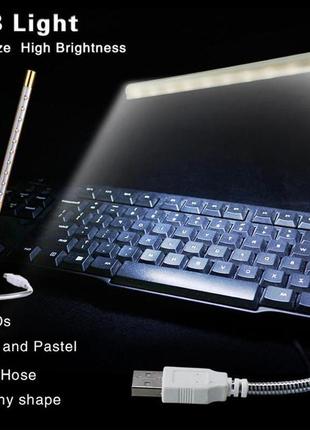 Usb led світильник для ноутбука, повербанка, пк xiozi e10-1 usb led-лампочка/юсб ліхтарик/usb ліхтарик