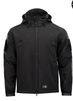 M-tac куртка soft shell з підстібкою black